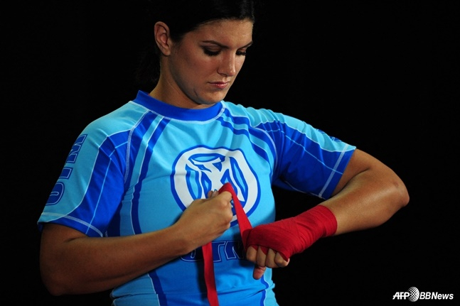Gina Carano. /AFPBBNews=NEWS1
