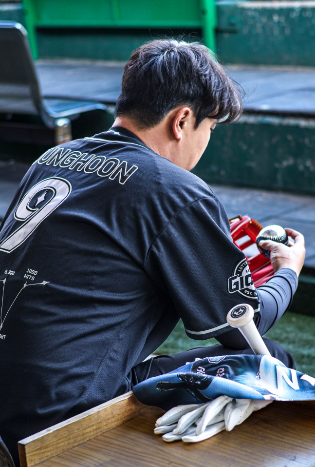 Чон Хун. /Фото = Предоставлено Lotte Giants