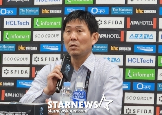 Japan national team head coach Hajime Moriyasu. /Photo=Reporter Park Geondo