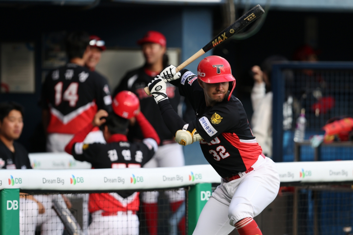 Trận đấu giữa Kia Tigers và Doosan Bears diễn ra tại sân vận động Jamsil vào ngày 17. Hình ảnh của KIA Castro. /Ảnh = Cung cấp Kia Tigers