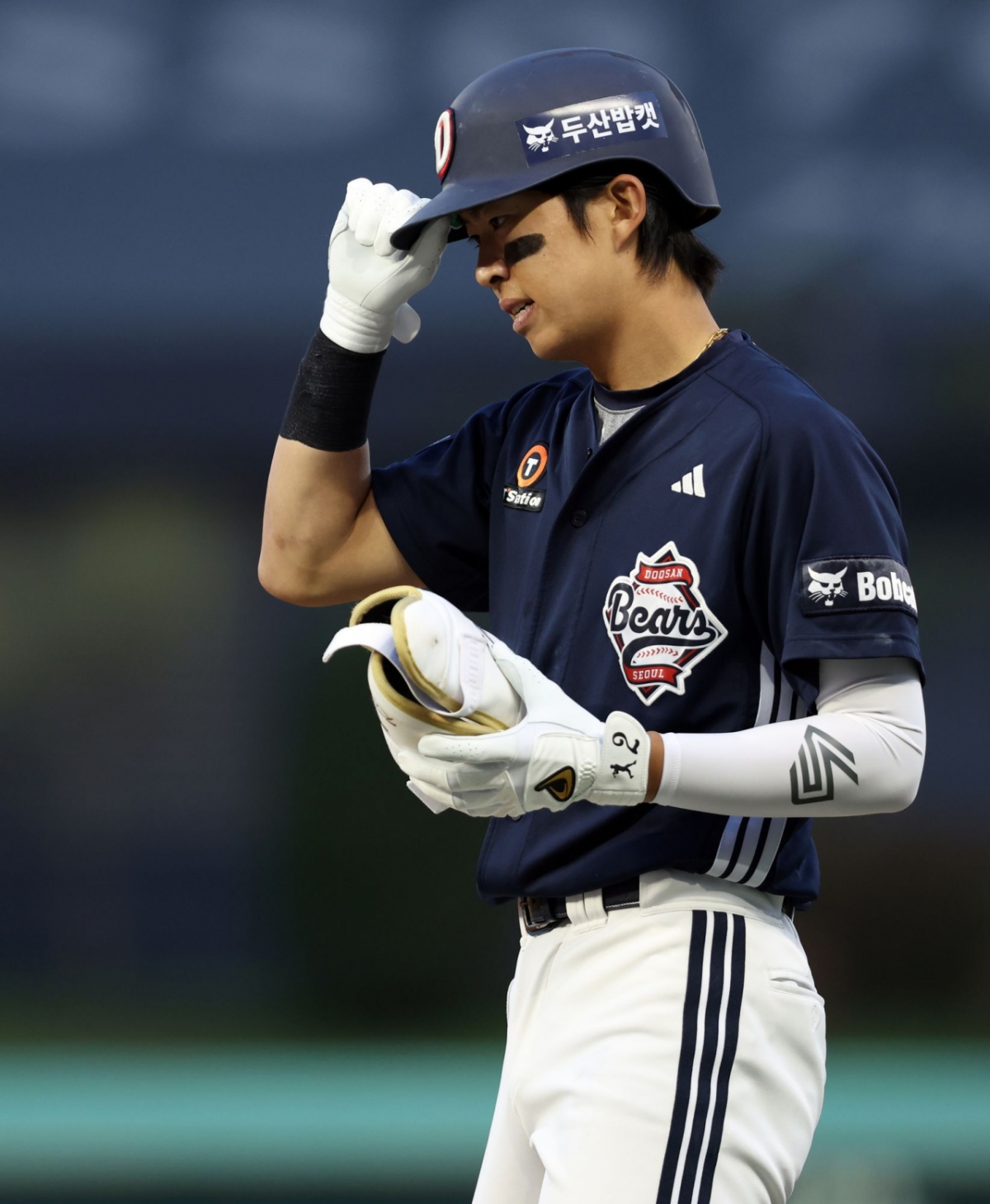Аутфилдер Doosan Bears Ким Мин Сок. /Фото = Предоставлено Doosan Bears.