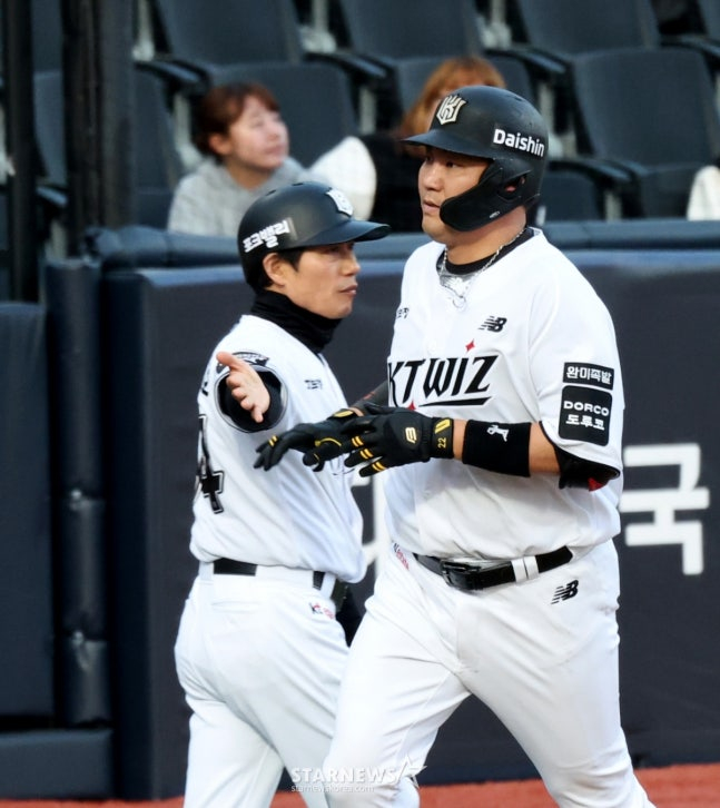 シーズン6号本塁打を放ったチャン·ソンウ。 /写真=姜永祚（カン·ヨンジョ）先任記者