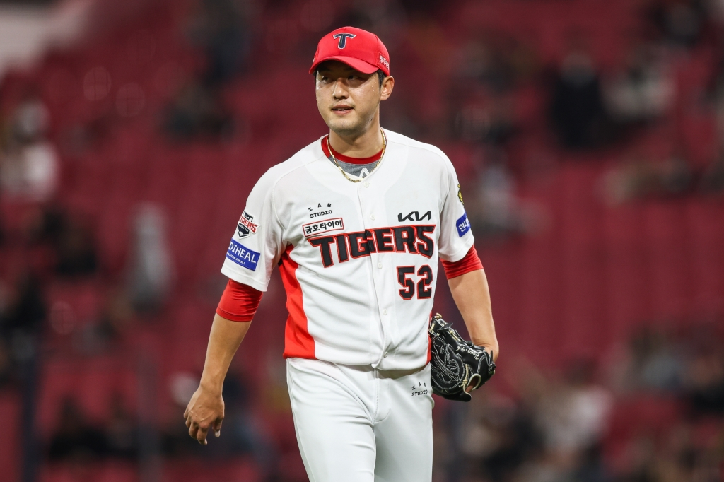 KIAタイガースのブルペン投手、ホン·ゴンヒ。 /写真=KIAタイガース提供