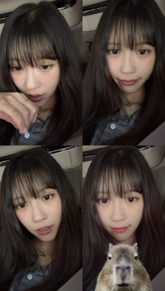 /写真=イ·ミジュのライブ放送キャプチャー