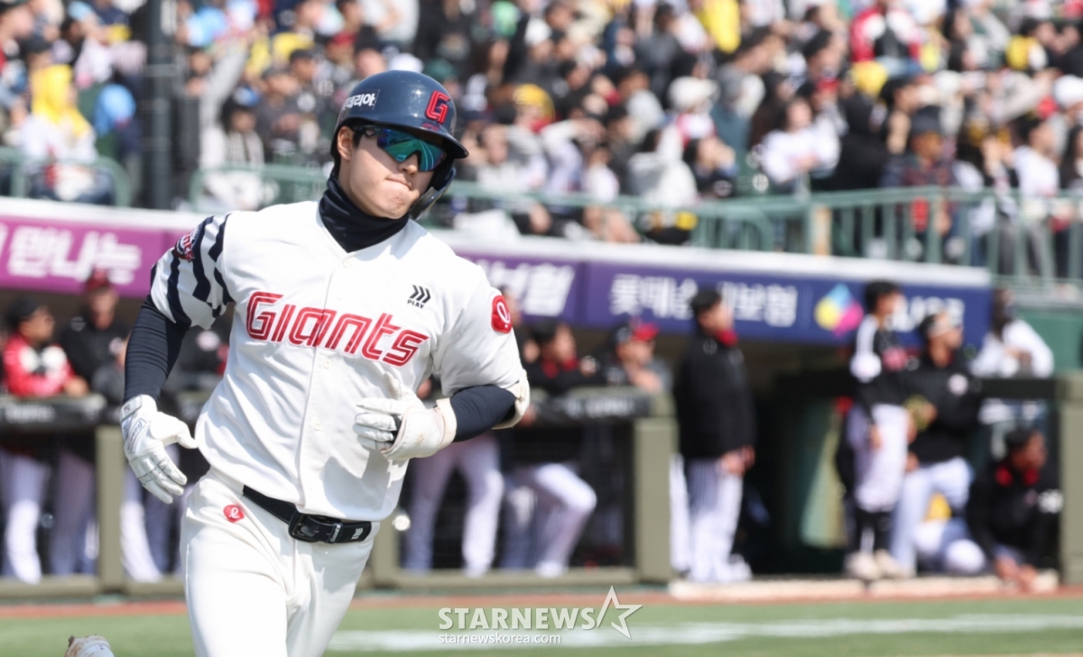 Lotte's Han Taeyang. /Photo=Correspondent Kim Jin-kyung