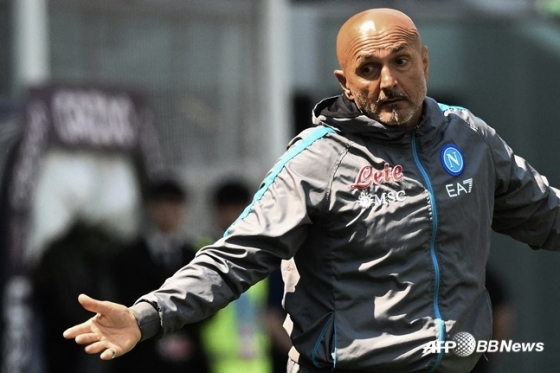 Luciano Spalletti, Napoli manager. /AFPBBNews=NEWS1