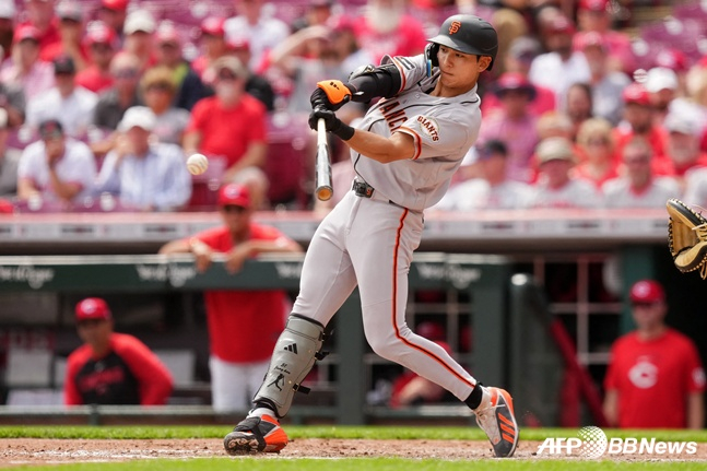 San Francisco Giants Lee Jung-hoo. /AFPBBNews=NEWS1