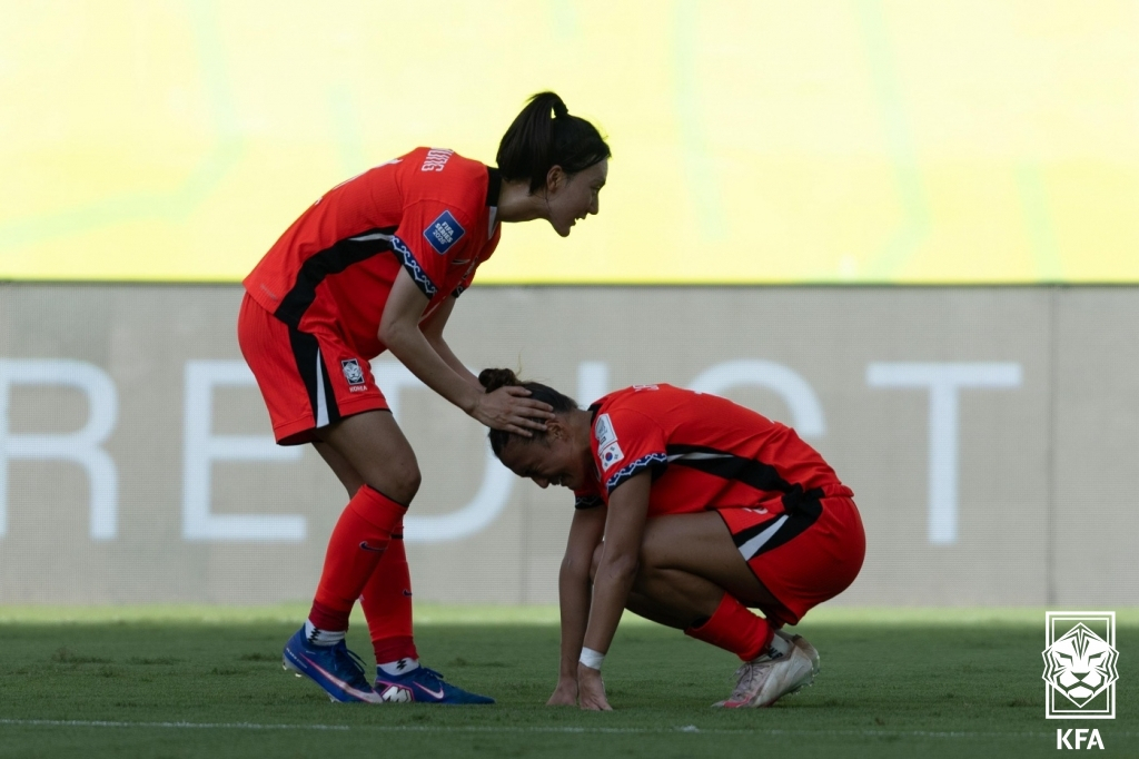 Casey Eugene Fair (phải) đang ăn mừng bàn thắng trong trận đấu thứ ba cuối cùng của 'FIFA Series 2026' giữa Hàn Quốc và Zambia được tổ chức tại Arena Pantanal ở Cuiaba, Brazil vào ngày 19 (giờ Hàn Quốc). /Ảnh = Hiệp hội bóng đá Hàn Quốc cung cấp