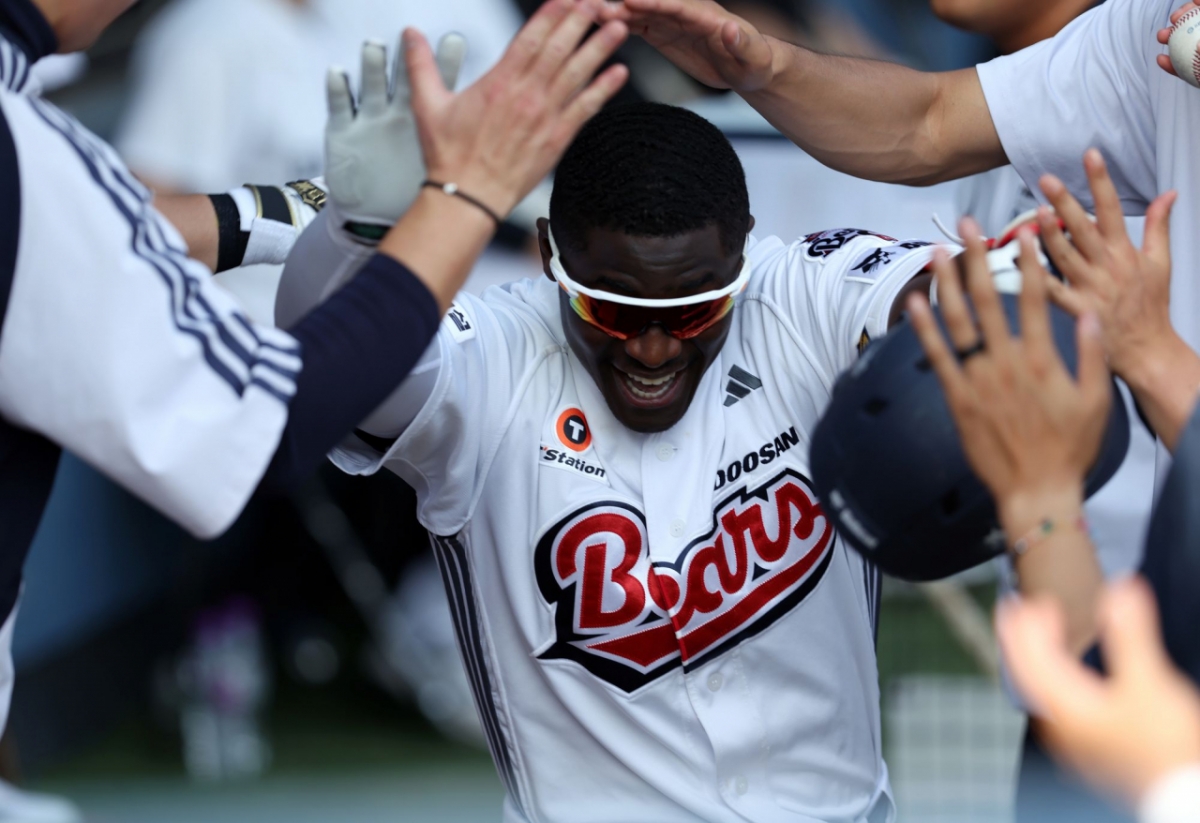 Doosan Bears foreign hitter Daz Cameron. /Photo=Doosan Bears provided