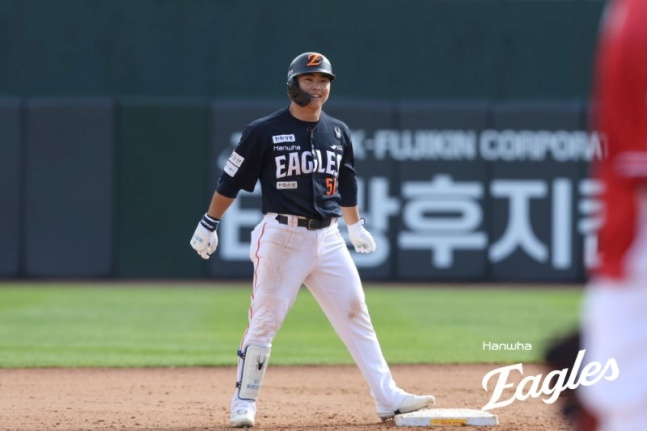 Hanwha Moon Hyun-bin. /Photo=Provided by Hanwha Eagles