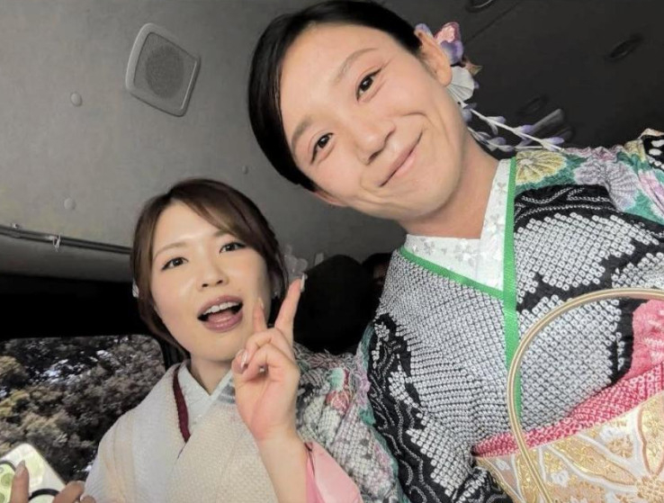 Miho Takagi (right). /Photo=Miho Takagi SNS screenshot