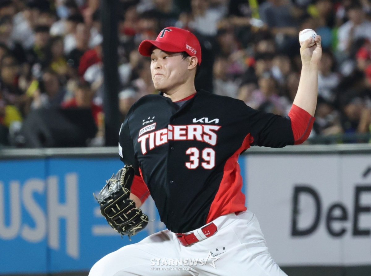 Choi Ji Min của KIA Tigers. /Ảnh = Phóng viên cao cấp Kim Jin Kyung