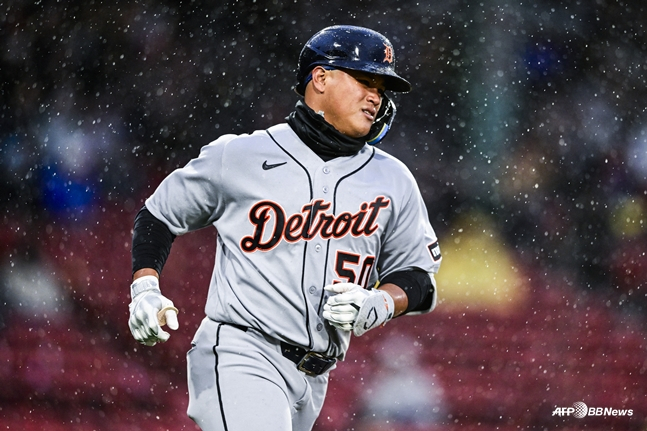 Ri Haoyu, người đã tham gia trận đấu với Boston vào ngày 20. /AFPBBNews = Tin tức 1