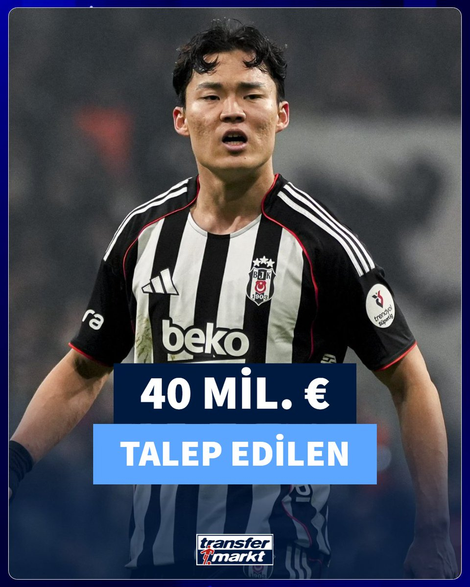 Клуб JK "Турецкие Бешикташи" заплатил за Ох Хён Гю 40 миллионов евро. /Фото =Захват социальной сети Transfermarkt