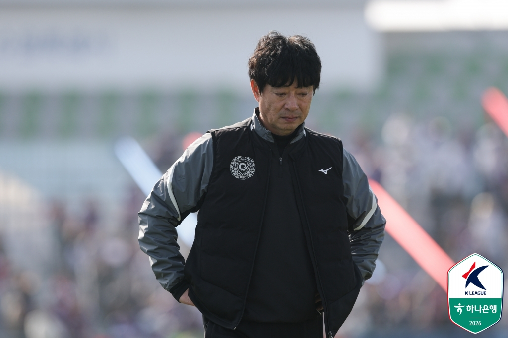 大邱FCから更迭されたキム·ビョンス監督。 /写真=韓国プロサッカー連盟提供
