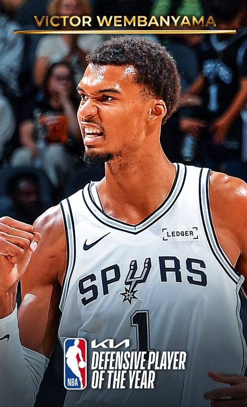 Victor Wembanyama. /Ảnh = Dịch vụ mạng lưới quan hệ xã hội chính thức (SNS) của NBA