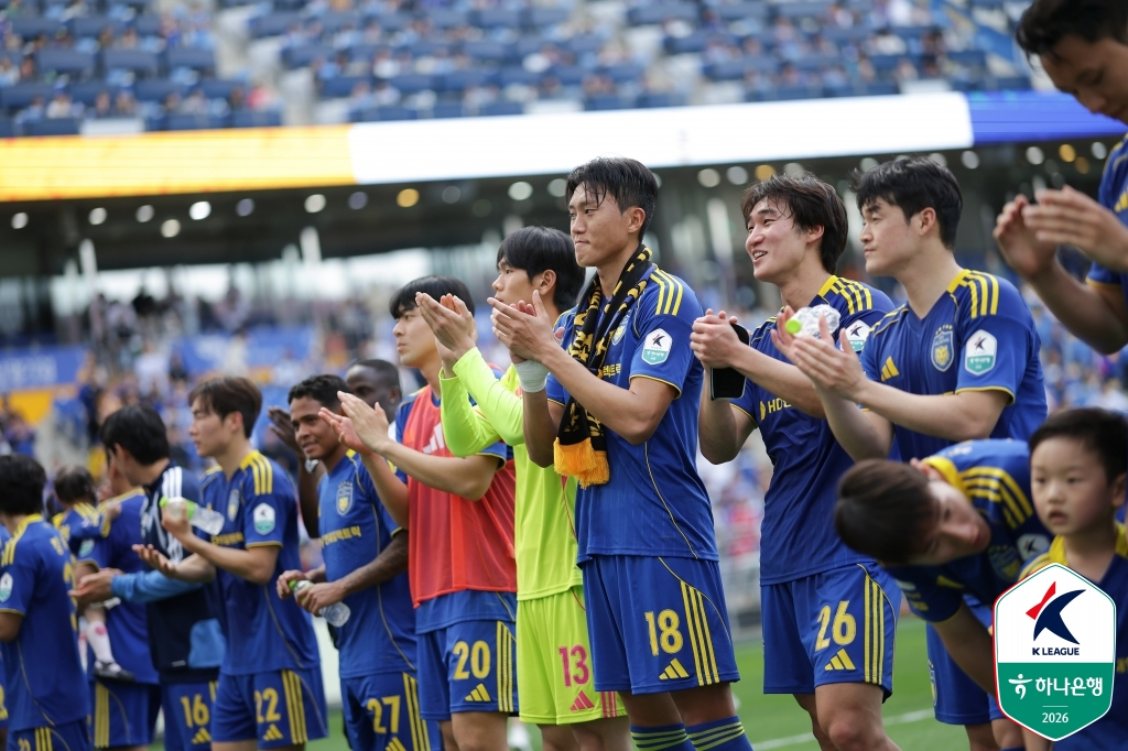 Ulsan HD's Heo Yul (No. 18). /Photo=Korea Professional Football League