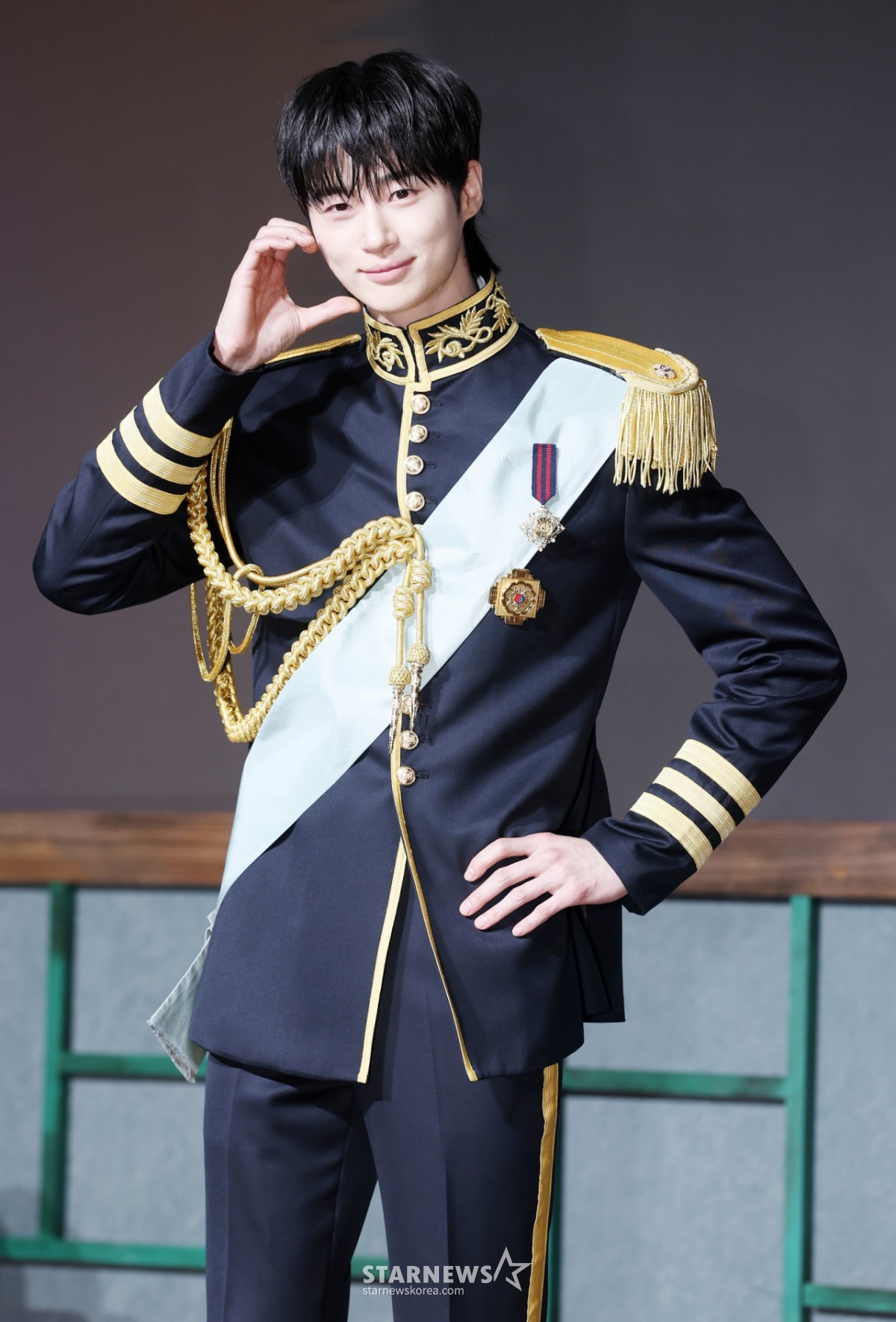 Actor Byun Woo-seok poses at the production presentation for MBC’s Friday-Saturday drama '21st Century Grand Duchess', held at Seoul Joseon Palace Gangnam Hotel. /Photo=Kim Hwi-seon hwijpg@