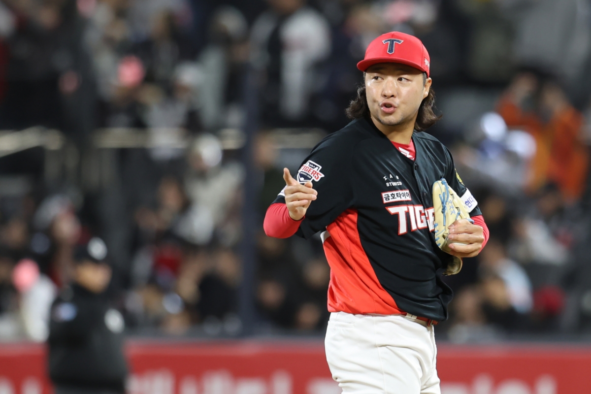 KIAタイガースのキム·ボムス。 /写真=KIAタイガース提供