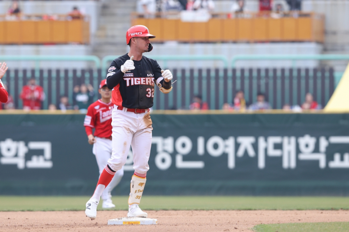 KIA Tigers Asian quota shortstop Jerry Dale. /Photo=KIA Tigers provided