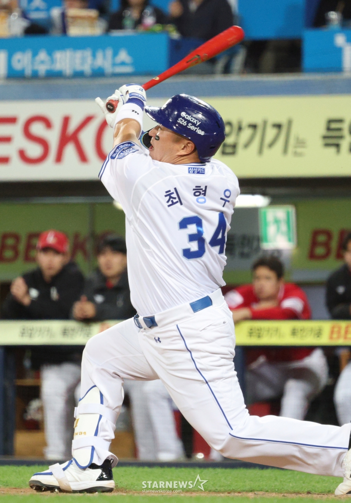 [포토] 최형우 '간결하게 좌전 안타'