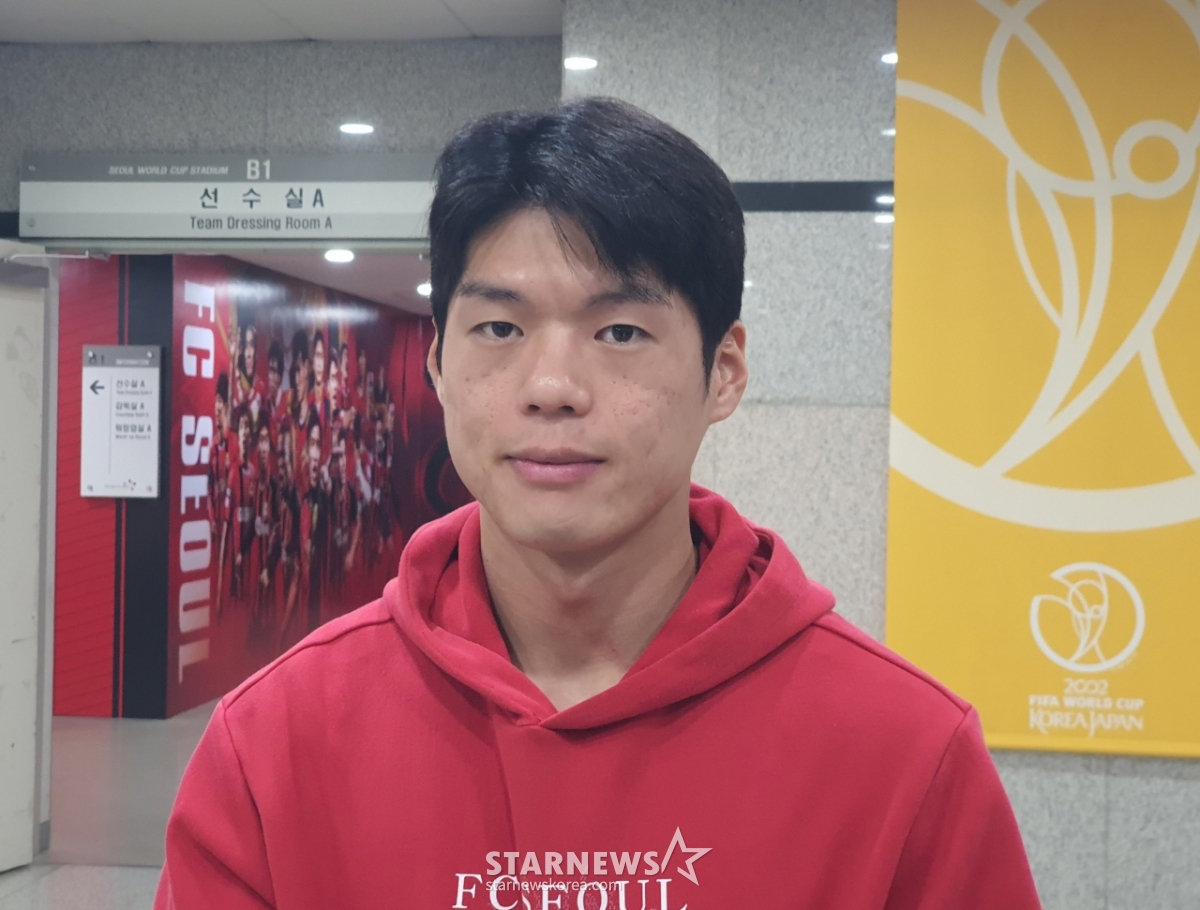 "뼈 안 부러졌는데 왜 쉬어요?" 들것 실려 갔던 최준, 서울 선두 지킨 '강철 갈비뼈'... "쉬는 것보다 뛰는 게 낫다" [상암 현장]