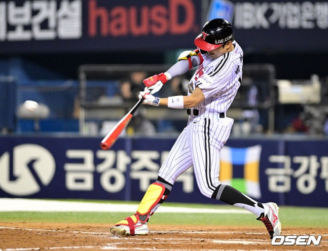 Park Hae-min at bat. /Photo=OSEN