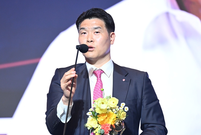 Cho Sang Hyun. /Ảnh = Changwon LG