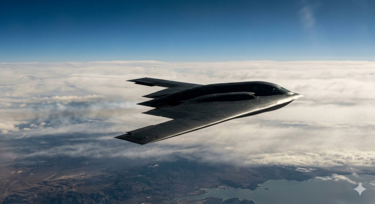 The most iconic aircraft symbolizing Northrop Grumman is the B-2 Spirit stealth bomber./Photo=AI-generated