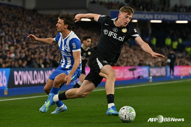 Сцена матча Челси - Брайтон. /AFPBBNews =Новости 1