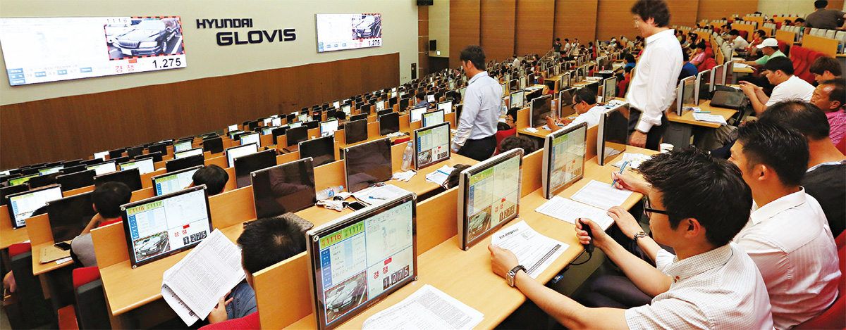 Used car auction market / Photo provided by Hyundai Glovis