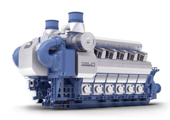 HD Hyundai Heavy Industries' HiMSEN engines for land-based power generation / Photo courtesy of HD Hyundai