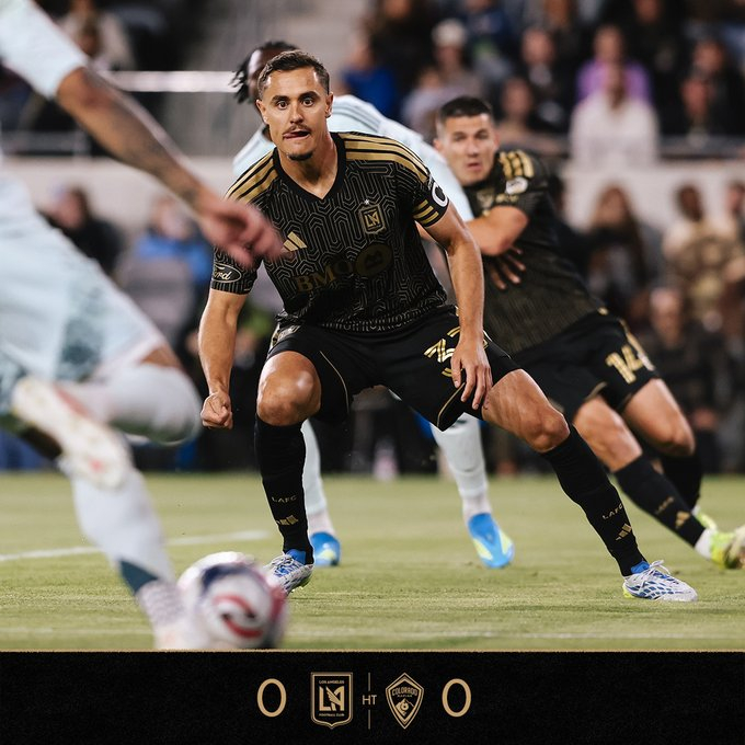 23日午前11時30分（韓国時間）、米ロサンゼルスのBMOスタジアムで行われた米大リーグサッカー（MLS）第9ラウンドの前半戦の結果。 /写真=LAFC公式ソーシャル·ネットワーキング·サービス（SNS）