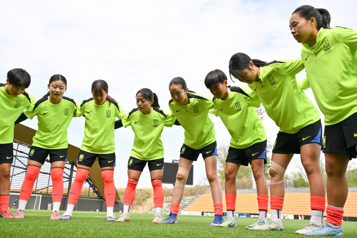 サッカーの17歳以下（U17）女子代表チーム。 /写真=大韓サッカー協会（KFA）提供