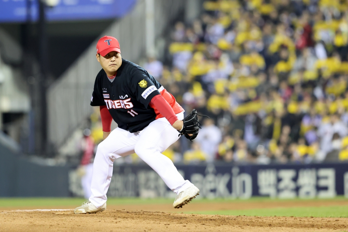 KIAタイガースの投手、チョ·サンウ。 /写真=KIAタイガース提供