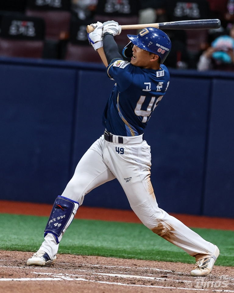 他就是NC新人高俊辉。 =照片:NC Dinos。