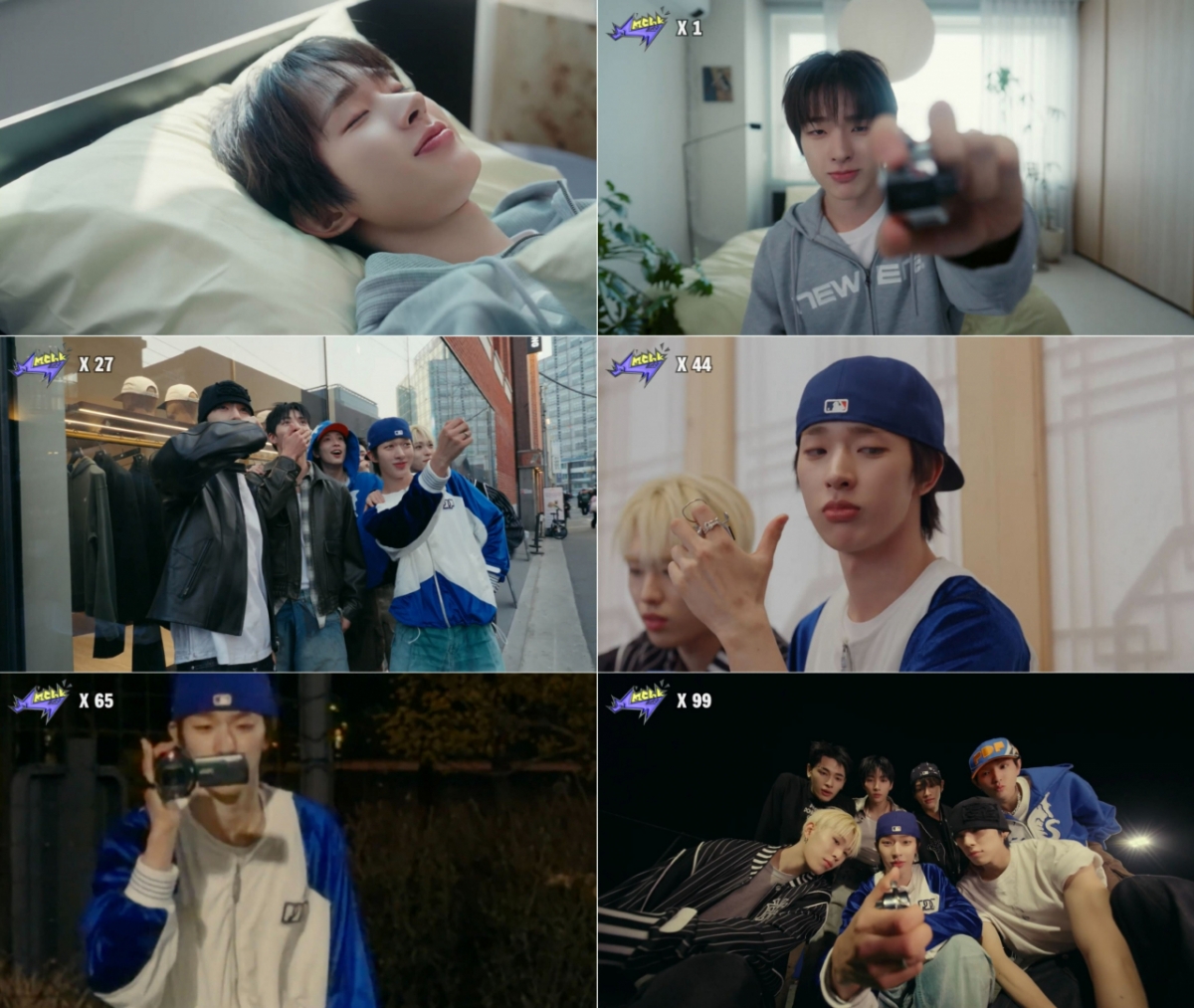 NEXZ 'Mmchk 100 Mmchk moments (Directed by TOMOYA)' video screenshot / Photo provided by JYP Entertainment