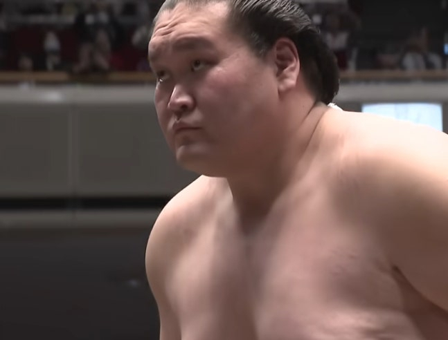 Terunofuji at his retirement ceremony. /Photo=Japan Sumo Association official YouTube archive