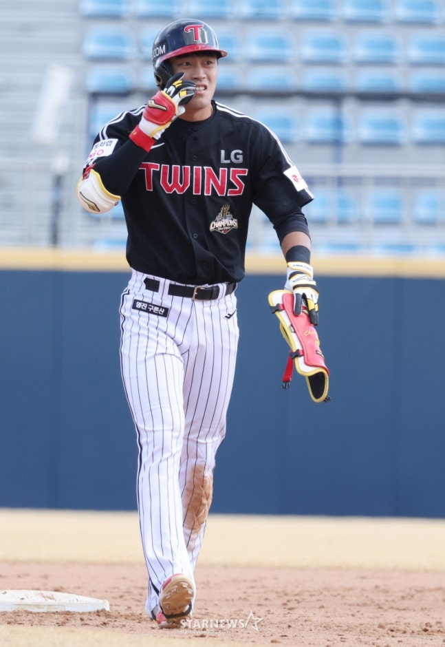 LGツインズの内野手、チョン·ソンホ。 /写真=キム·ジンギョン待機者