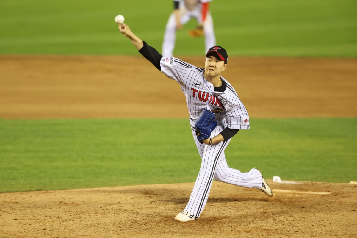 LG Twins closer Yoo Young-chan. /Photo=LG Twins