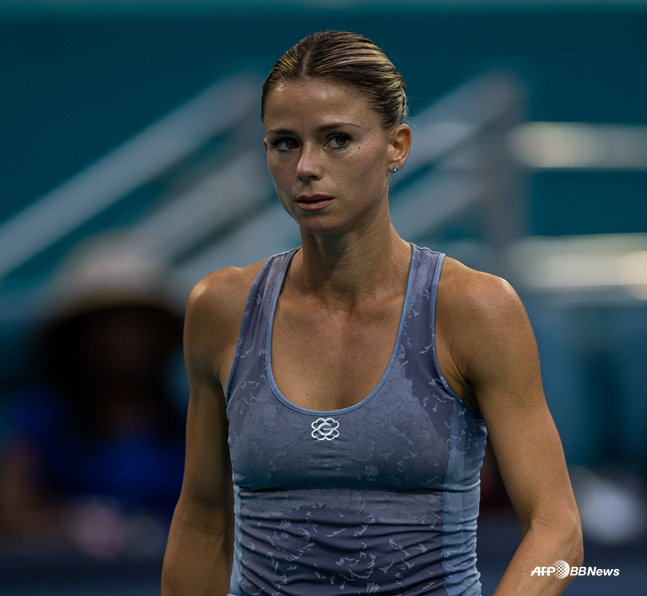 2024年3月、マイアミオープンに乗り出したジョルジ。 /AFPBBNews=ニュース1