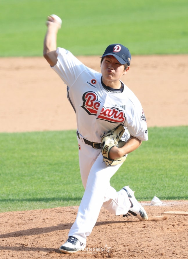 斗山ベアーズの抑え投手、金テギョン。 /写真=キム·ジンギョン待機者