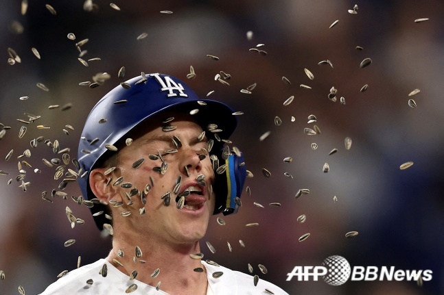 LA Dodgers' Will Smith. /AFPBBNews=NEWS1