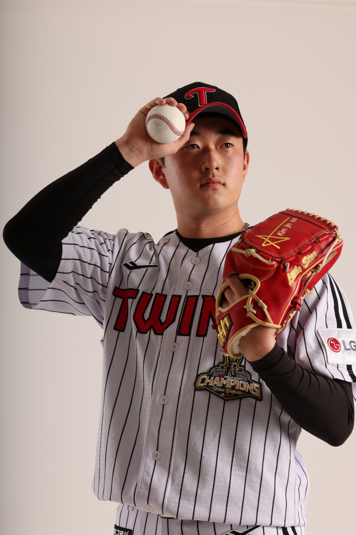 LGツインズの投手、金ジンス。 /写真=LGツインズ提供