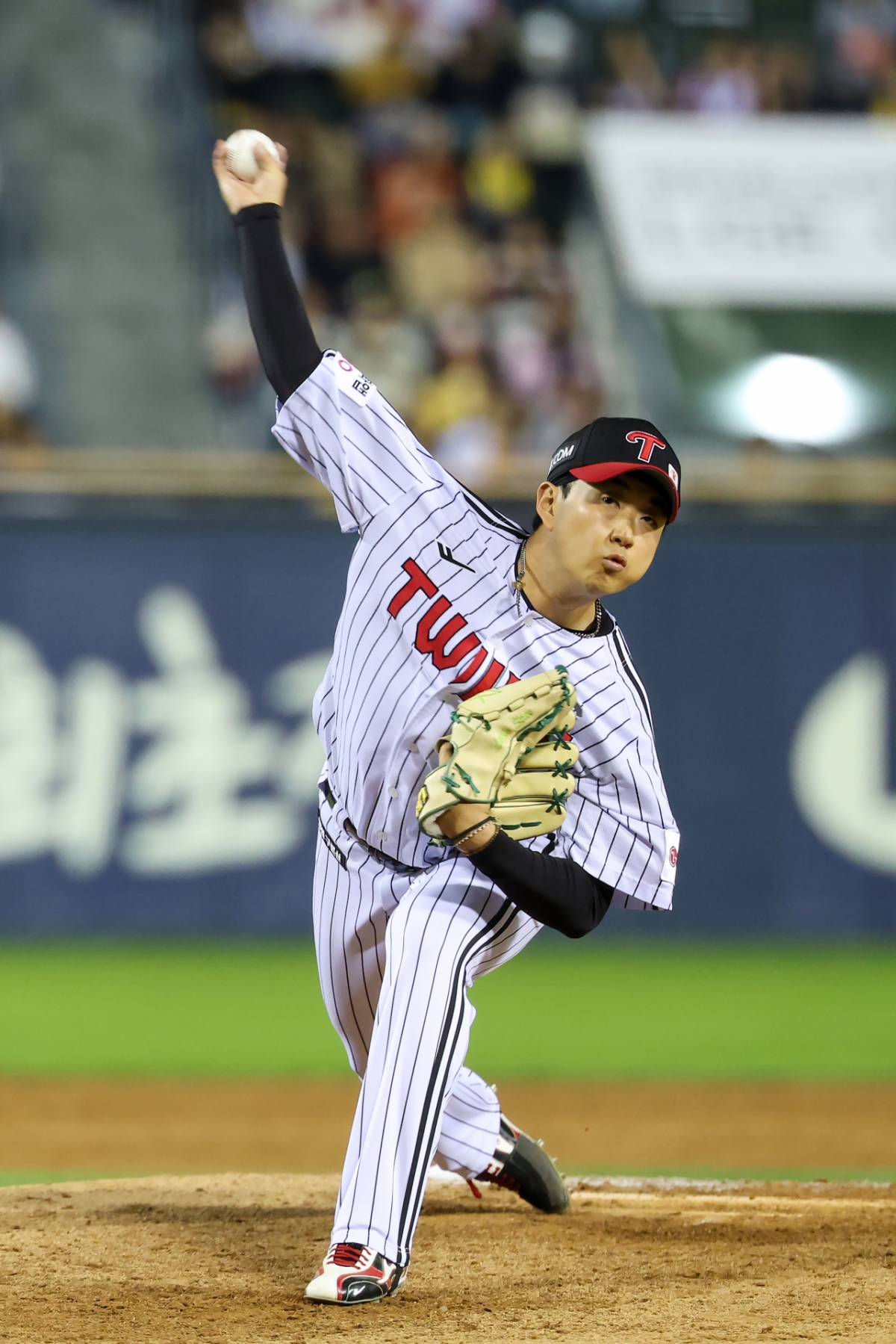 LGツインズの投手、金ジンス。 /写真=LGツインズ提供