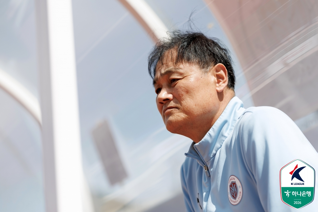 崔允謙（チェ·ユンギョム）龍仁（ヨンイン）FC監督。 /写真=韓国プロサッカー連盟提供