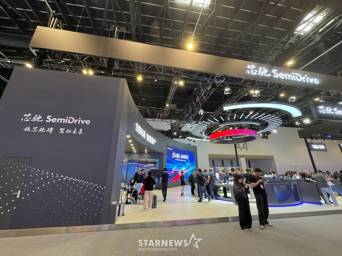 SemiDrive booth / Photo provided by Korea Automotive Journalists Association