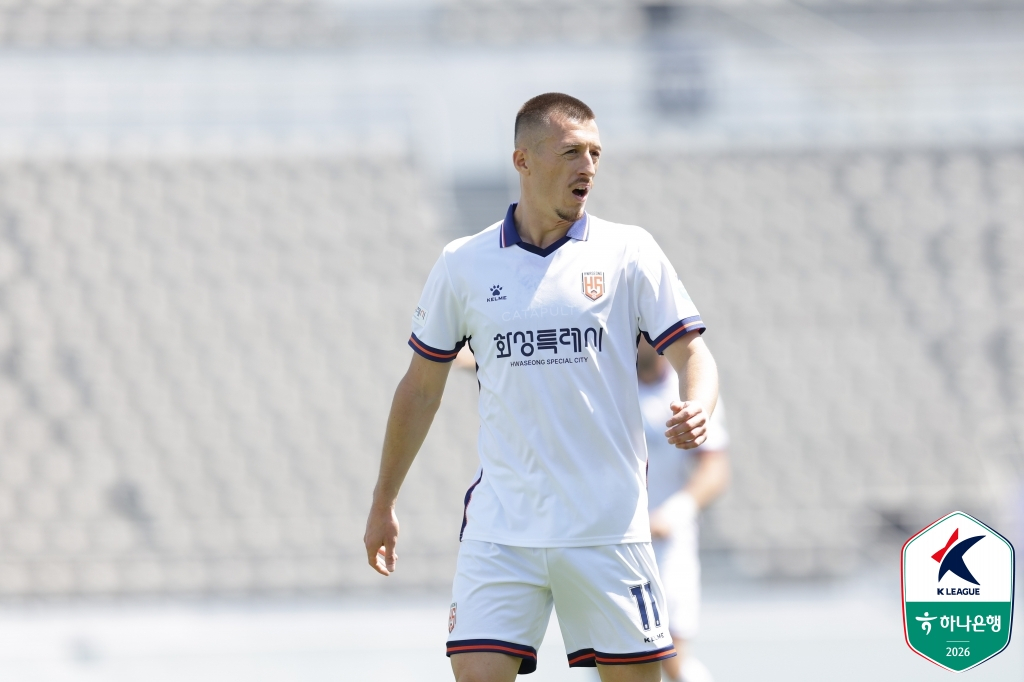 Нападающий ФК "Марс" Плана. /Фото = Предоставлено Корейской профессиональной футбольной федерацией.