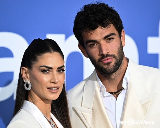 メリッサ·サタ（左）とマッテオ·ベレッティーニ。 /AFPBBNews=ニュース1