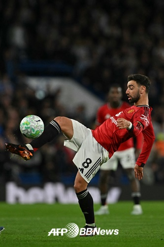 Tiền vệ Man Utd Bruno Fernandez. /AFPBBNews = Tin tức 1